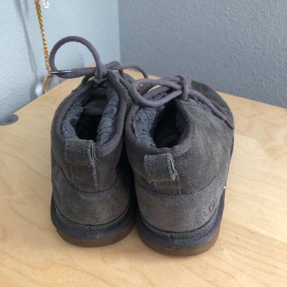 UGG Neumel Chukka Sheepskin Suede Lace Up Ankle Boots - 1094269 - Picture 6 of 10